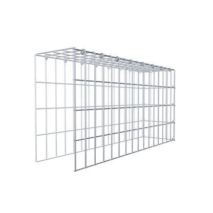 Pila adicional tipo 4 80 cm x 40 cm x 20 cm (L x A x P), malla 5 cm x 10 cm, anillo en C