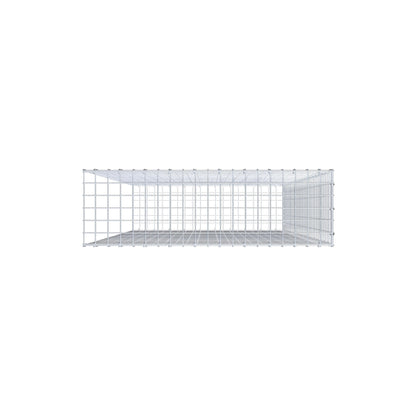 Mounted gabion type 2 200 cm x 100 cm x 30 cm (L x H x D), mesh size 5 cm x 5 cm, C-ring