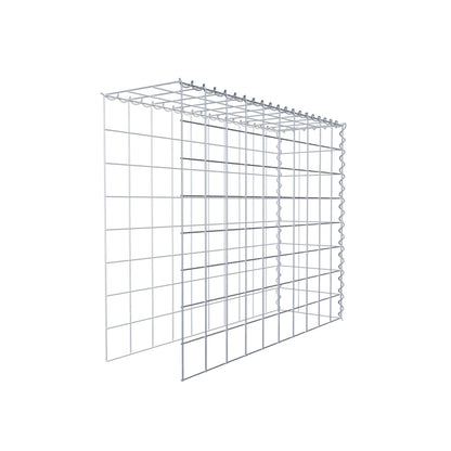 Gabion rapporté type 4 100 cm x 80 cm x 30 cm (L x H x P), mailles 10 cm x 10 cm, spirale