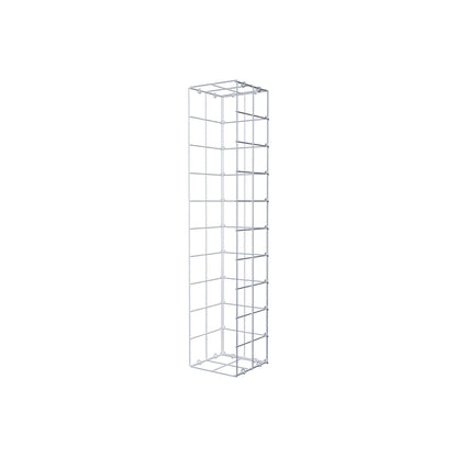 Gavión acoplable tipo 2 100 cm x 20 cm x 20 cm (L x A x P), malla 10 cm x 10 cm, anillo en C