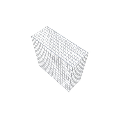 Mounted gabion type 2 100 cm x 100 cm x 40 cm, mesh size 5 cm x 10 cm, C-ring