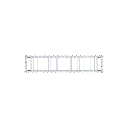 Gabion 100 cm x 50 cm x 20 cm (L x H x P), mailles 10 cm x 10 cm, spirale