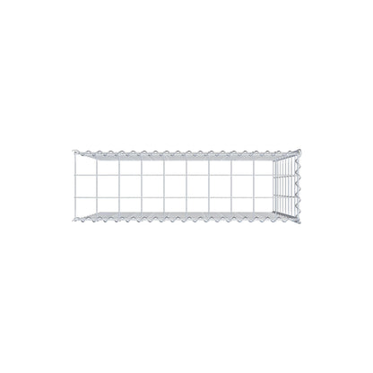 Anbaugabione Typ 4 100 cm x 90 cm x 30 cm (L x H x T), Maschenweite 10 cm x 10 cm, Spirale