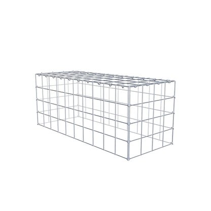 Anbaugabione Typ 3 100 cm x 40 cm x 40 cm (L x H x T), Maschenweite 10 cm x 10 cm, C-Ring