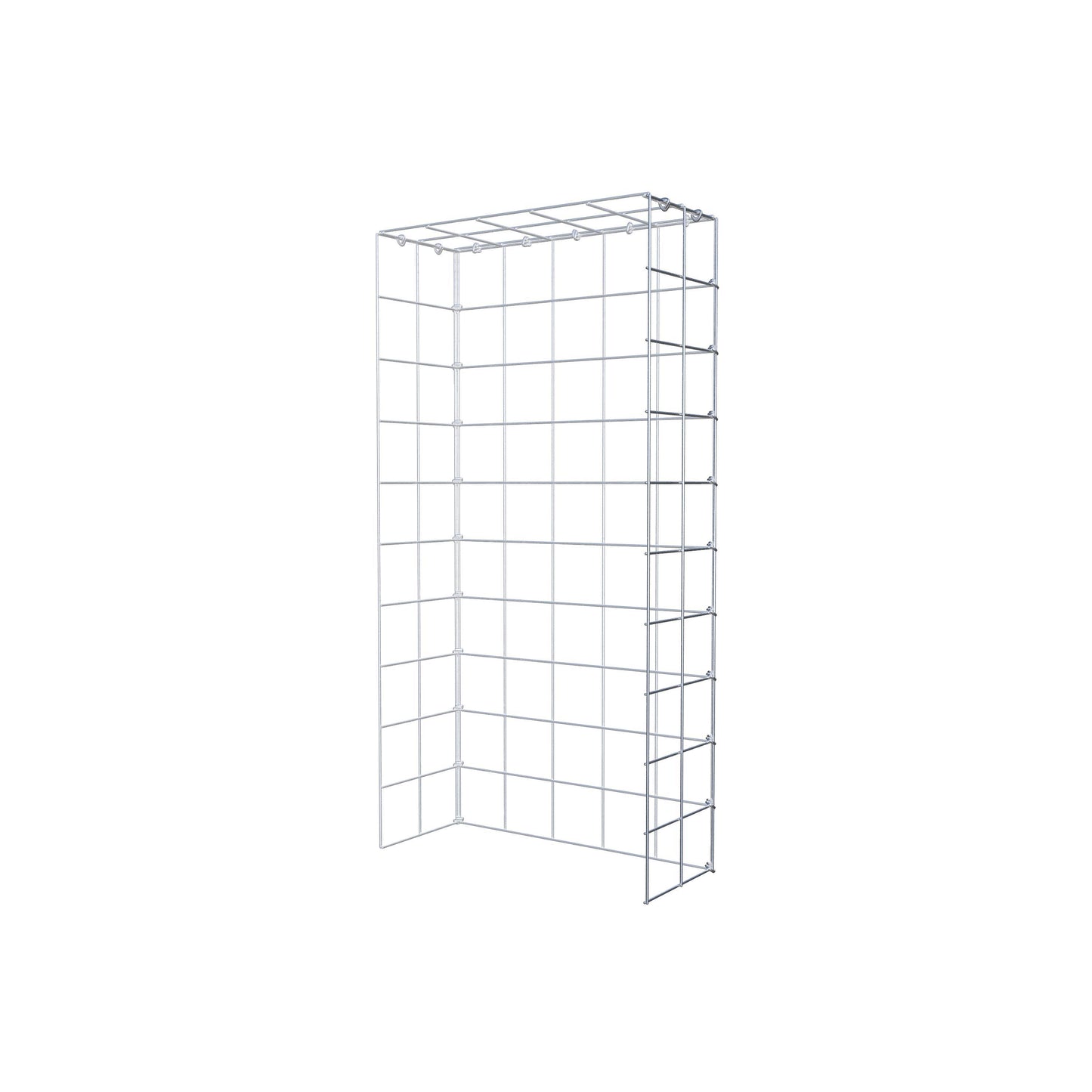 Pila adicional tipo 4 100 cm x 20 cm x 50 cm (L x A x P), malla 10 cm x 10 cm, anillo en C
