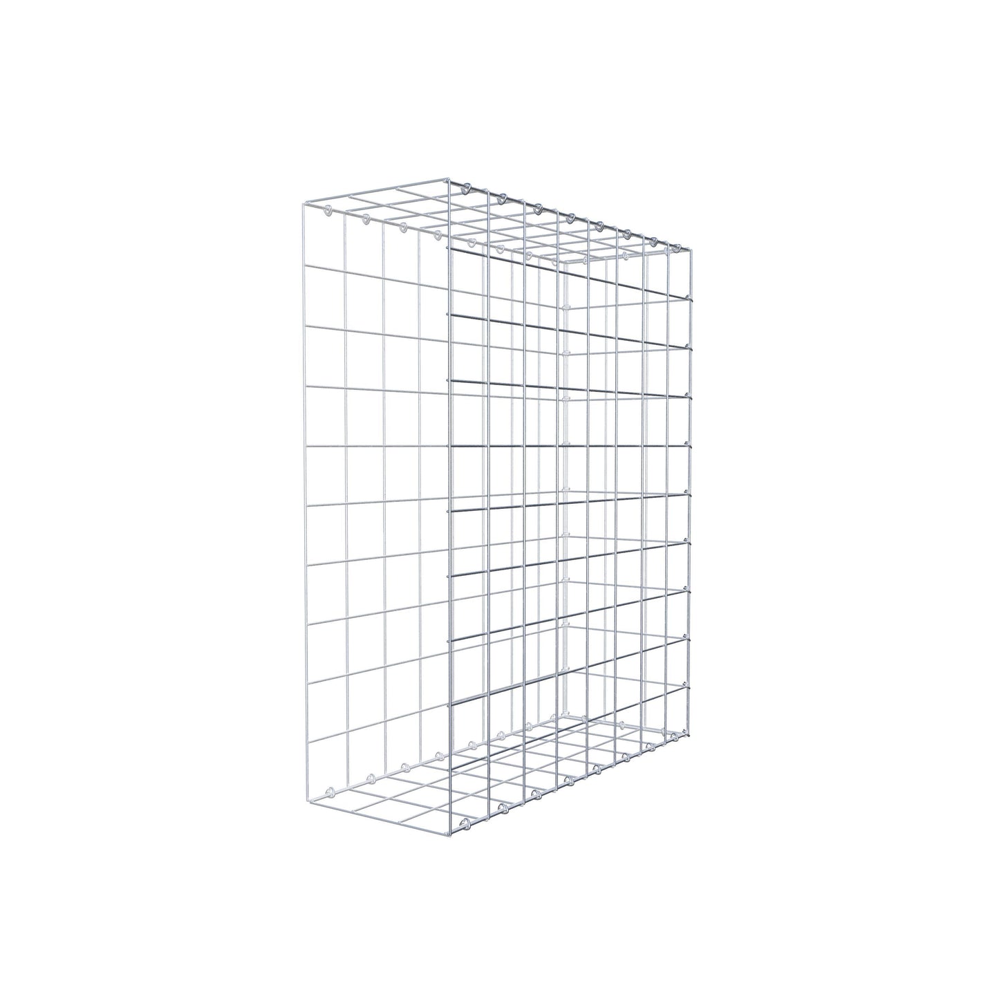 Anbaugabione Typ 2 100 cm x 80 cm x 30 cm (L x H x T), Maschenweite 10 cm x 10 cm, C-Ring