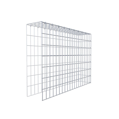 Gabbione aggiuntivo di tipo 4 100 cm x 70 cm x 20 cm (L x H x P), maglia 5 cm x 10 cm, anello a C