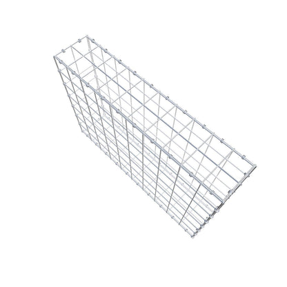 Gabion 100 cm x 70 cm x 20 cm (L x H x D), maskestørrelse 10 x 10 cm, spiralring