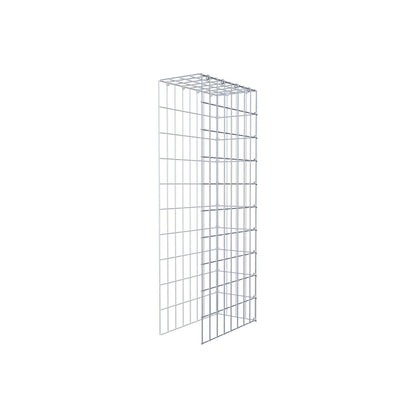Pila adicional tipo 4 100 cm x 40 cm x 20 cm (L x A x P), malla 5 cm x 10 cm, anillo en C