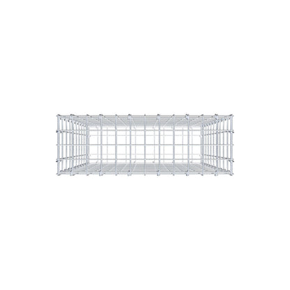 Gabbione 100 cm x 60 cm x 20 cm (L x H x P), maglia 5 cm x 10 cm, anello a C