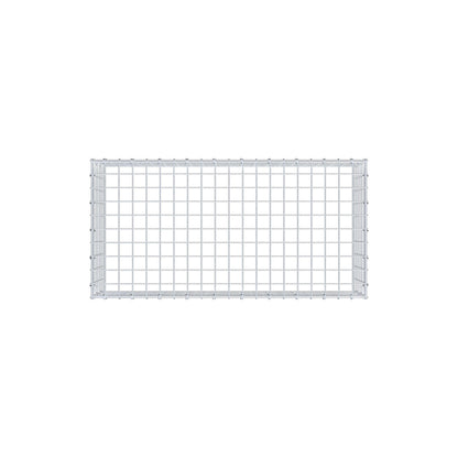 Anbaugabione Typ 3 100 cm x 30 cm x 50 cm (L x H x T), Maschenweite 5 cm x 5 cm, C-Ring