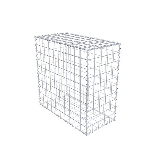 2er Set Gabionen 100 cm x 100 cm x 50 cm (L x H x T), Maschenweite 10 x 10 cm, Spirale