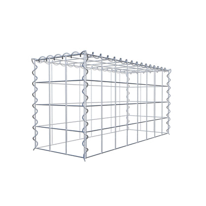 Gavión adicional tipo 3 80 cm x 40 cm x 30 cm (L x A x P), malla 10 cm x 10 cm, en espiral