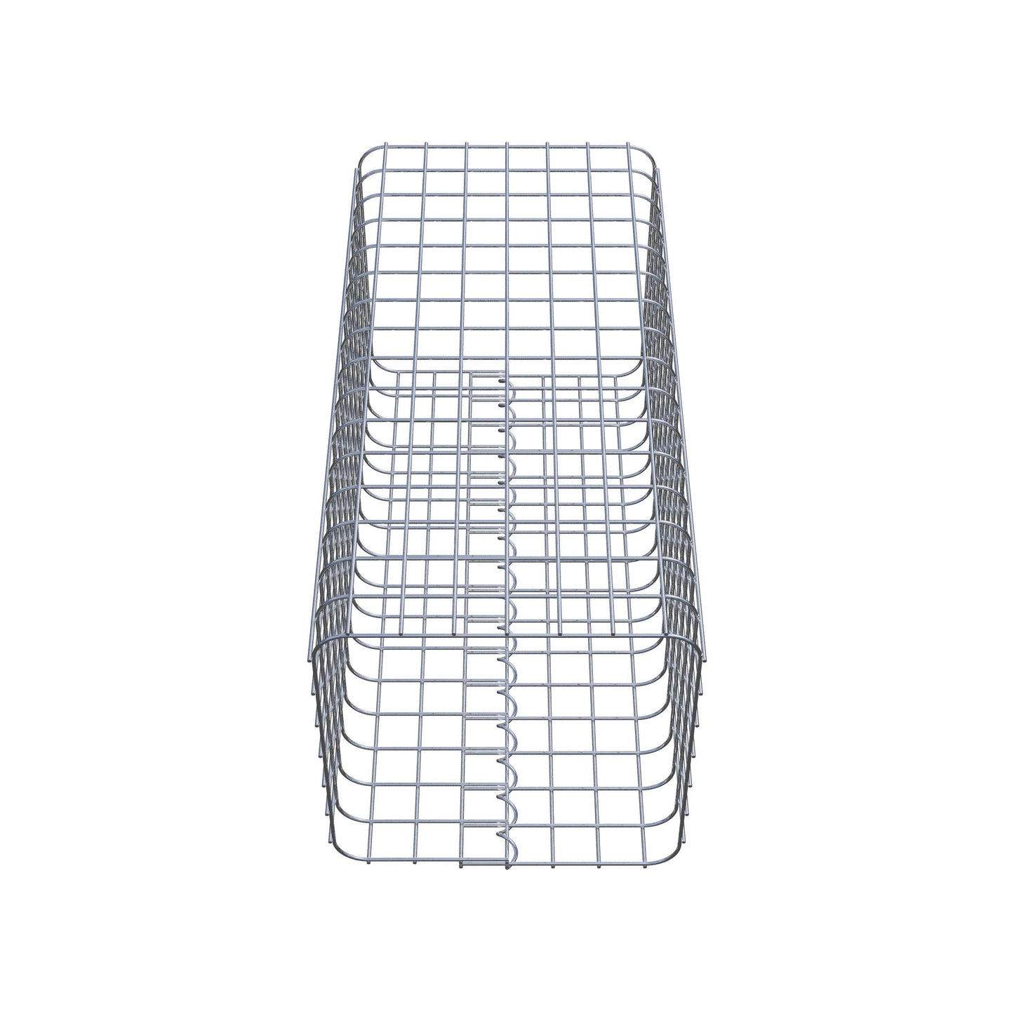 Columna de gaviones, angular 37 cm x 37 cm, 80 cm de altura, MW 5 cm x 5 cm