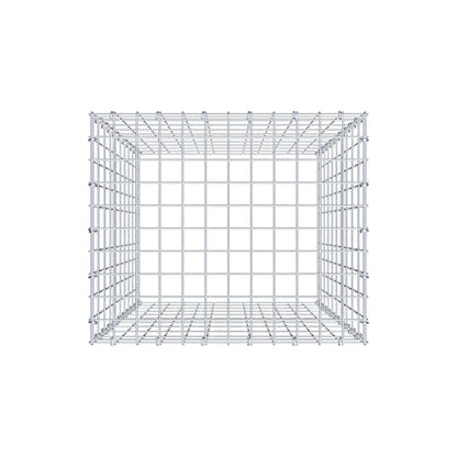 Anbaugabione Typ 3 100 cm x 60 cm x 50 cm (L x H x T), Maschenweite 5 cm x 10 cm, C-Ring