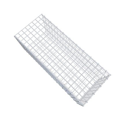 Gavión complementario de tipo 2 100 cm x 40 cm x 40 cm (largo x alto x fondo), malla 5 cm x 5 cm, anillo en C
