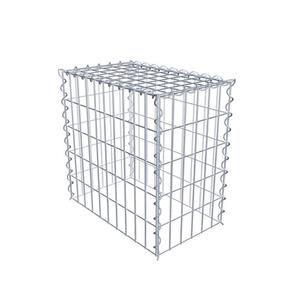 Anbaugabione Typ 3 50 cm x 50 cm x 30 cm (L x H x T), Maschenweite 5 cm x 10 cm, Spirale