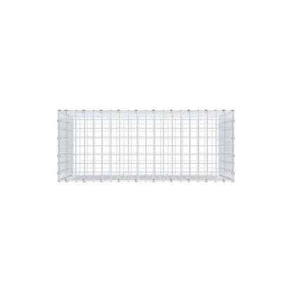 Gabion 100 cm x 60 cm x 40 cm (L x H x P), mailles 5 x 5 cm, anneau en spirale