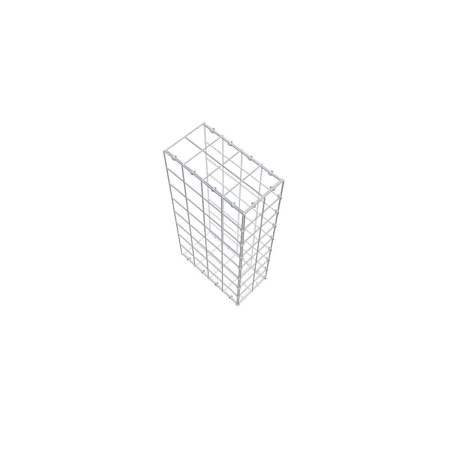 Toegevoegde pool type 2 80 cm x 40 cm x 20 cm (L x H x D), maaswijdte 10 cm x 10 cm, C-ring