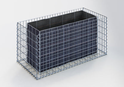 Letto rialzato rettangolare 130 cm x 60 cm x 60 cm (L x H x P), dimensione della rete 5 x 10 cm, spessore delle pareti 10 cm