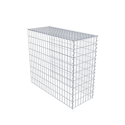 Anbaugabione Typ 4 100 cm x 90 cm x 40 cm (L x H x T), Maschenweite 5 cm x 10 cm, Spirale