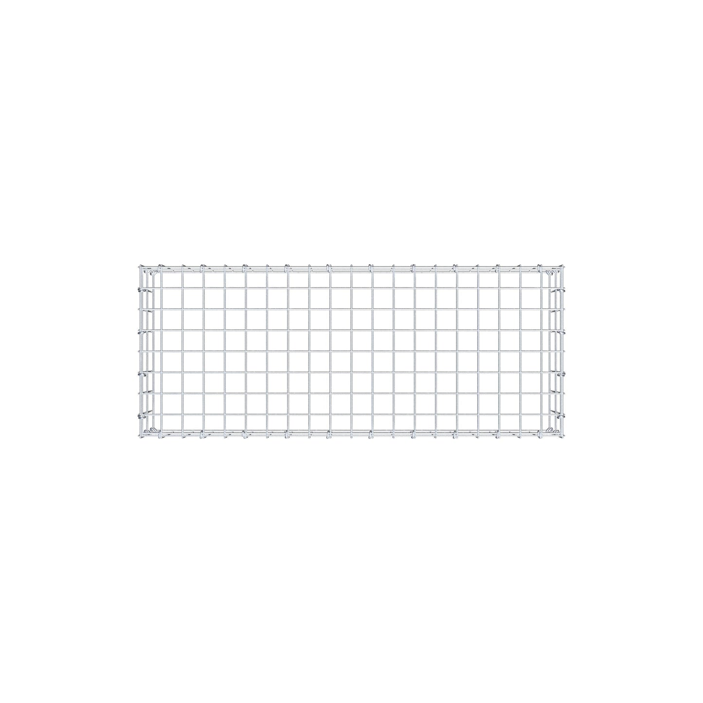 Gabbione aggiuntivo di tipo 3 100 cm x 20 cm x 40 cm (L x H x P), maglia 5 cm x 10 cm, anello a C