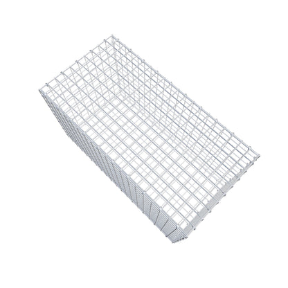 Gabbione 100 cm x 60 cm x 50 cm (L x H x P), maglia 5 cm x 5 cm, anello a C