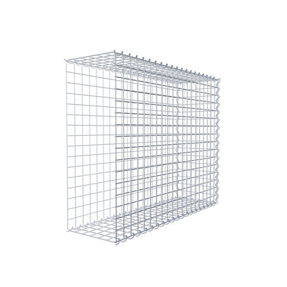 Opvokset gabion type 2 100 cm x 80 cm x 30 cm (L x H x D), maskestørrelse 5 cm x 5 cm, spiral