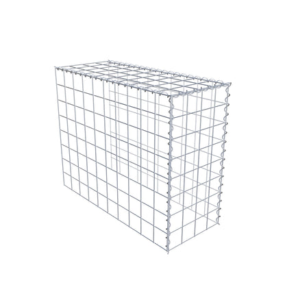 Anbaugabione Typ 4 100 cm x 80 cm x 40 cm (L x H x T), Maschenweite 10 cm x 10 cm, Spirale