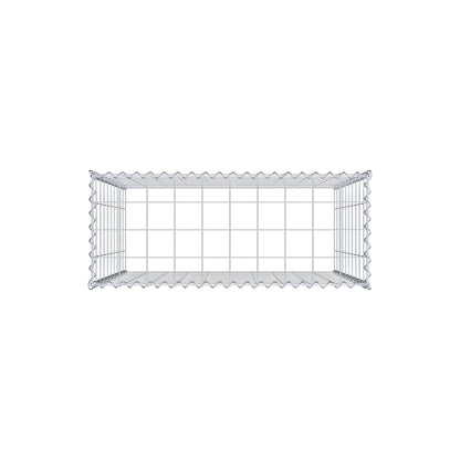 Opvokset gabion type 3 100 cm x 100 cm x 40 cm (L x H x D), maskestørrelse 10 cm x 10 cm, spiral