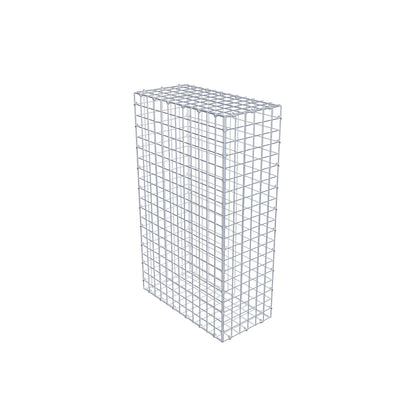 Gabion 100 cm x 60 cm x 30 cm (L x H x D), maskstorlek 5 cm x 5 cm, C-ring