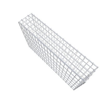 Gabbione 100 cm x 60 cm x 20 cm (L x H x P), maglia 5 cm x 10 cm, anello a C