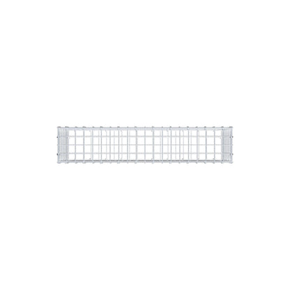 Gabbione 100 cm x 40 cm x 20 cm (L x H x P), maglia 5 cm x 5 cm, anello a C