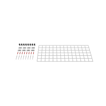 Dekorativt gitter / espalier (inklusive monteringsmateriale) maskestørrelse 5 x 5 cm