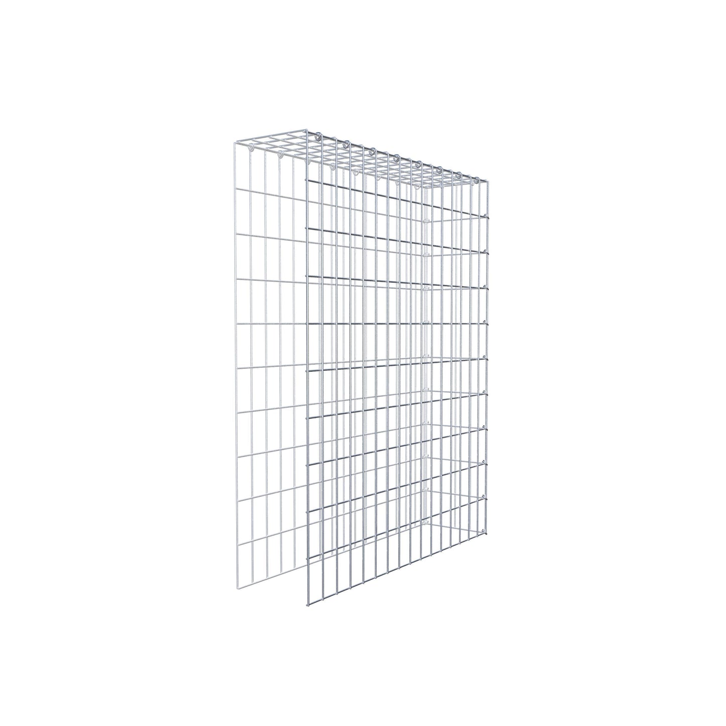 Type 4 oplegkorf 100 cm x 80 cm x 20 cm (L x H x D), maaswijdte 5 cm x 10 cm, C-ring