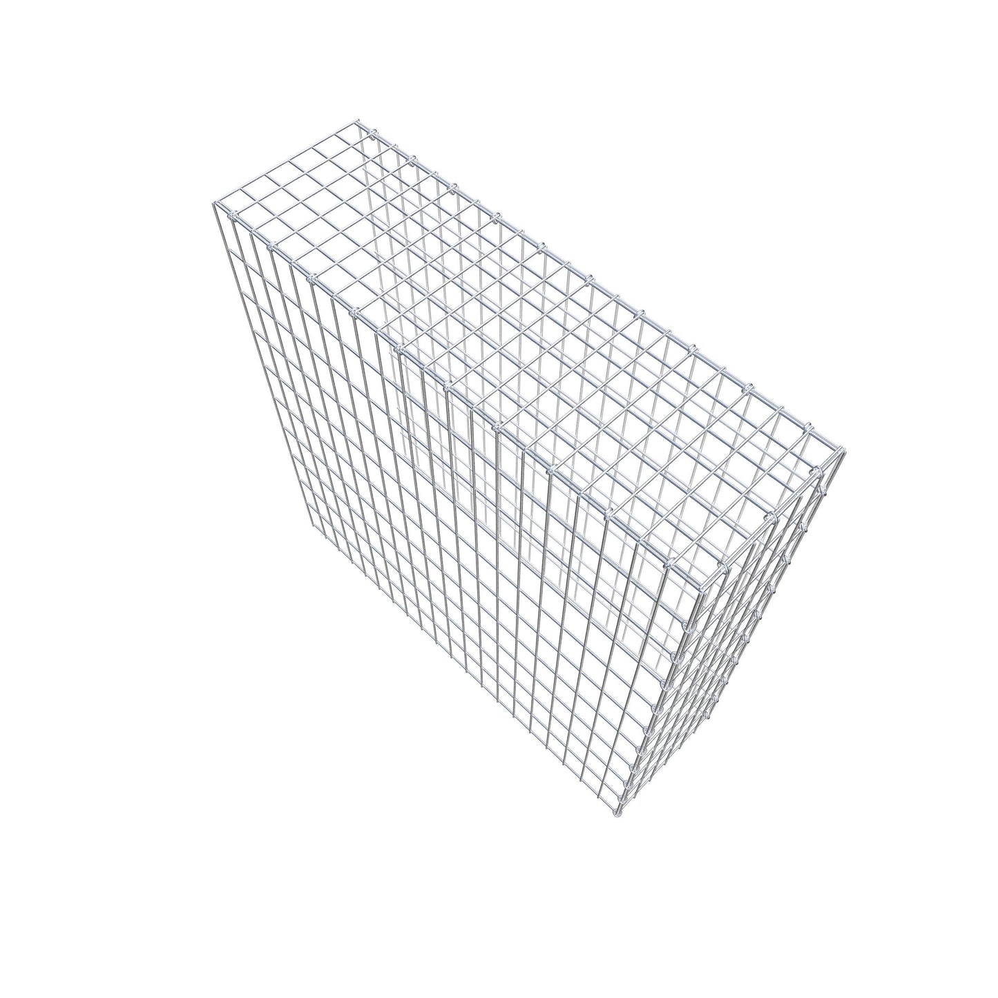Gavión adicional tipo 4 100 cm x 100 cm x 30 cm (L x A x P), malla 5 cm x 10 cm, anillo en C
