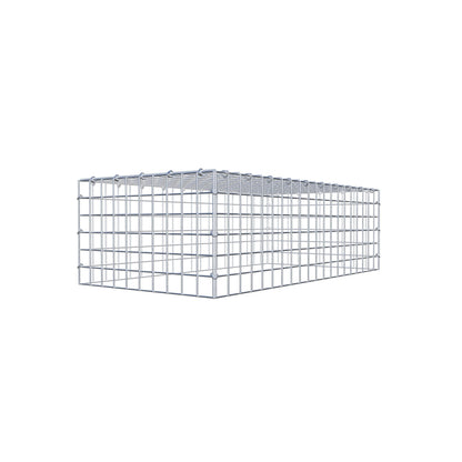 Anbaugabione Typ 3 100 cm x 30 cm x 50 cm (L x H x T), Maschenweite 5 cm x 5 cm, C-Ring