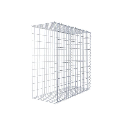 Gabion rapporté type 2 100 cm x 100 cm x 40 cm (L x H x P), mailles 5 cm x 10 cm, spirale