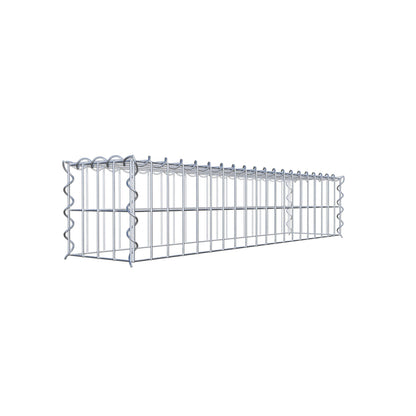 Anbaugabione Typ 3 100 cm x 20 cm x 20 cm (L x H x T), Maschenweite 5 cm x 10 cm, Spirale