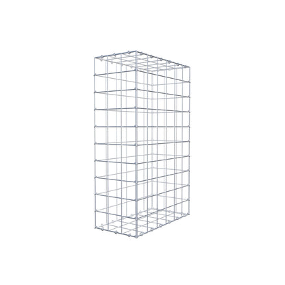 Gabbione 100 cm x 60 cm x 30 cm (L x H x P), maglia 10 cm x 10 cm, anello a C