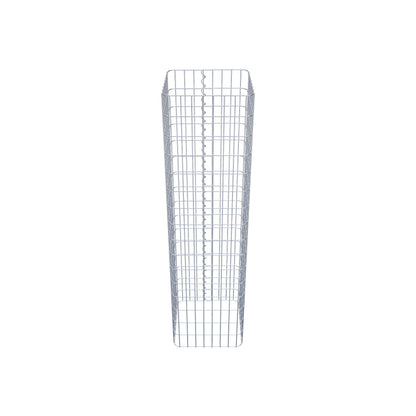 Gabionensäule eckig 42 cm x 42 cm, 160 cm Höhe, MW 5 cm x 10 cm