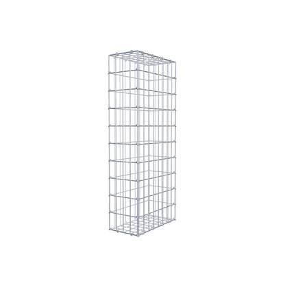 Gabion 100 cm x 40 cm x 20 cm (L x H x P), mailles 5 cm x 10 cm, anneau en C