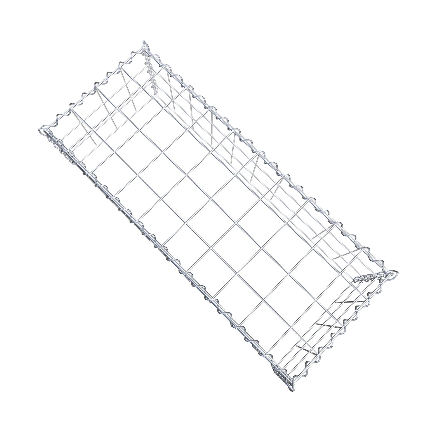 Grown-on gabion type 3 100 cm x 30 cm x 40 cm (L x H x D), mesh size 10 cm x 10 cm, spiral