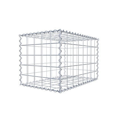 Gabione 80 cm x 50 cm x 50 cm (L x H x T), Maschenweite 10 cm x 10 cm, Spirale