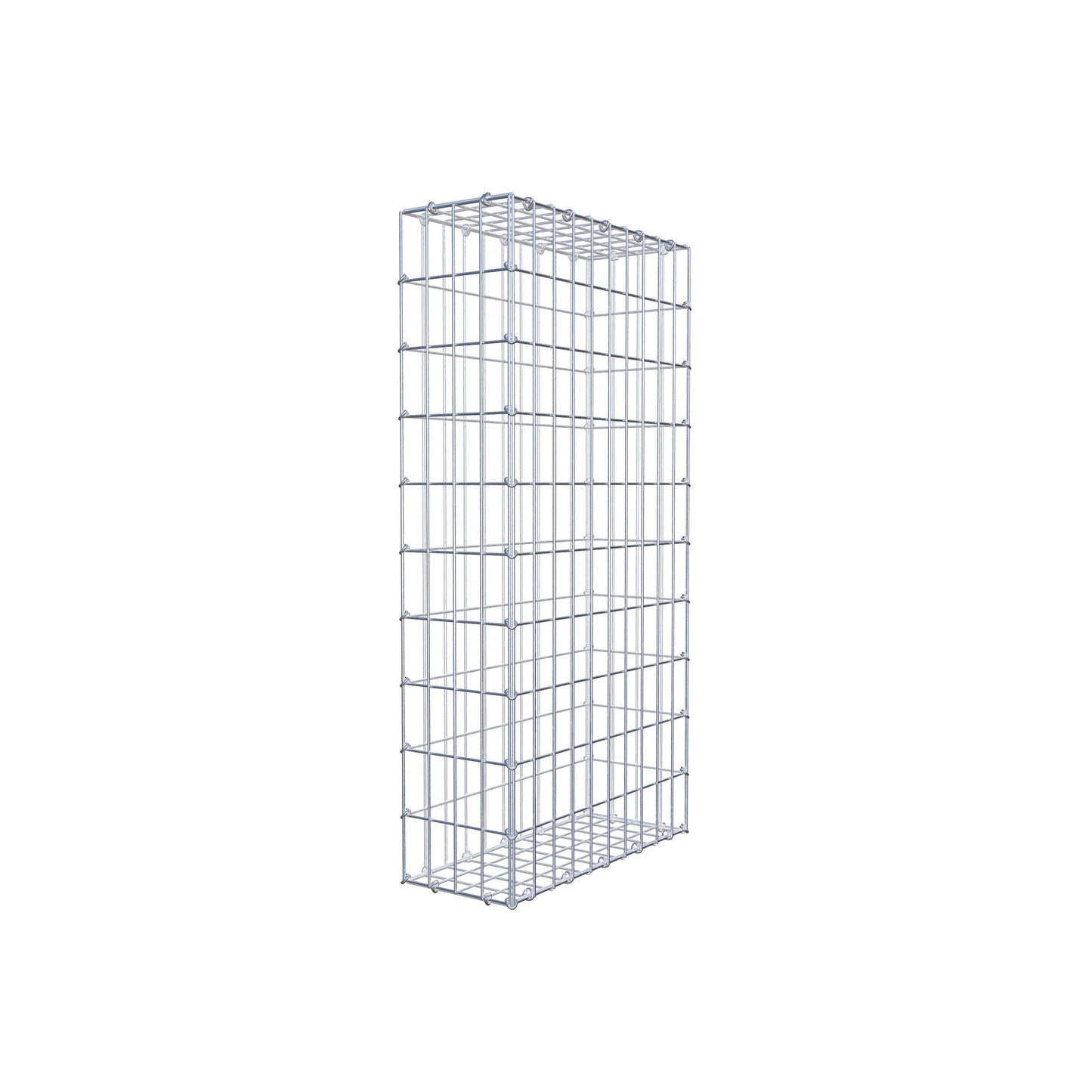 Gabion 100 cm x 50 cm x 20 cm (L x H x D), maskestørrelse 5 cm x 10 cm, C-ring