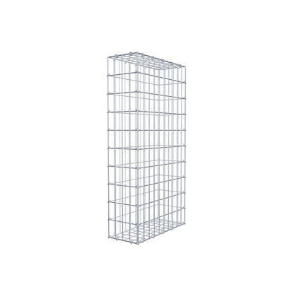 Gabion 100 cm x 50 cm x 20 cm (L x H x D), maskestørrelse 5 cm x 10 cm, C-ring