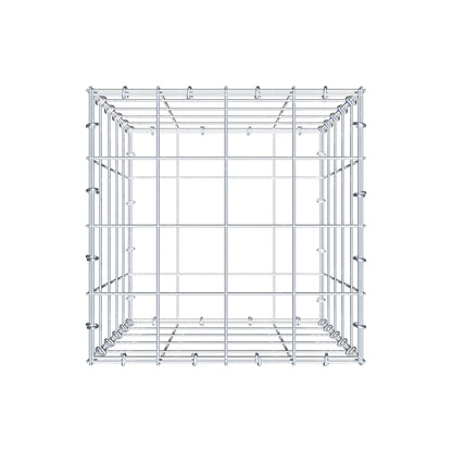 Gabione 50 cm x 40 cm x 40 cm (L x H x T), Maschenweite 10 cm x 10 cm, C-Ring