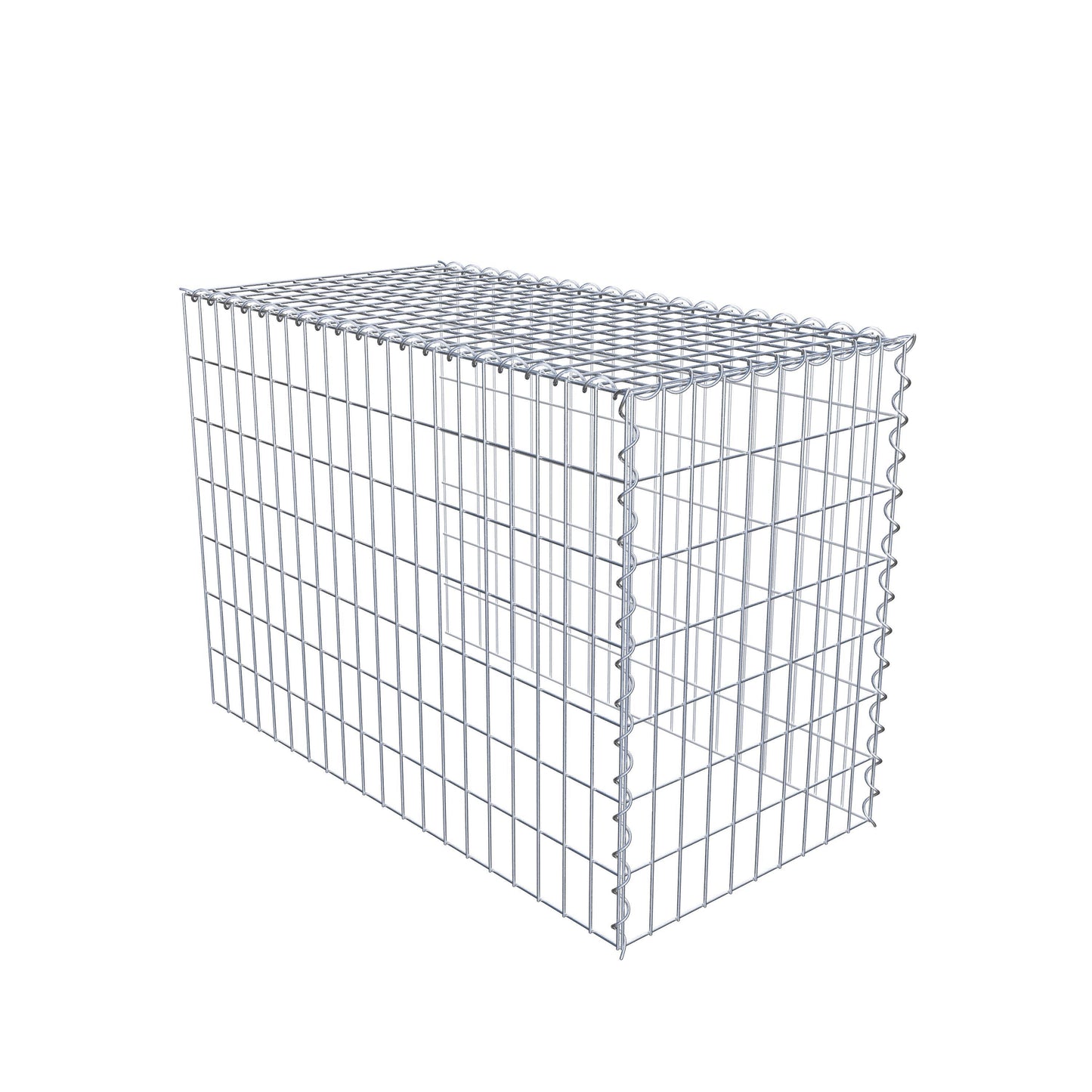 Anbaugabione Typ 4 100 cm x 70 cm x 50 cm (L x H x T), Maschenweite 5 cm x 10 cm, Spirale