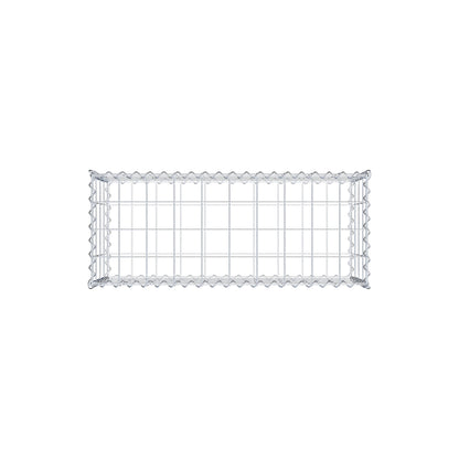 Gabione 100 cm x 40 cm x 40 cm (L x H x T), Maschenweite 10 cm x 10 cm, Spirale