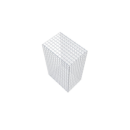 Anbaugabione Typ 2 100 cm x 60 cm x 40 cm (L x H x T), Maschenweite 5 cm x 5 cm, C-Ring